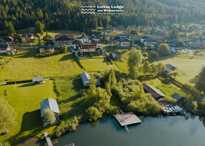 Lottas Lodge Am Weissensee - Exklusive Ferienwohnung Mit Privatem Seezugang